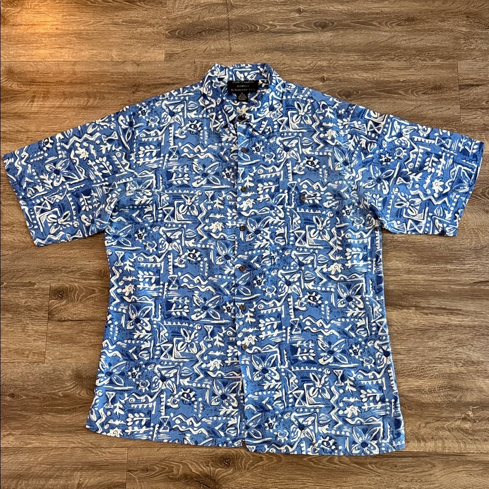 Silk Hawaiian Men's Shirt (XL)